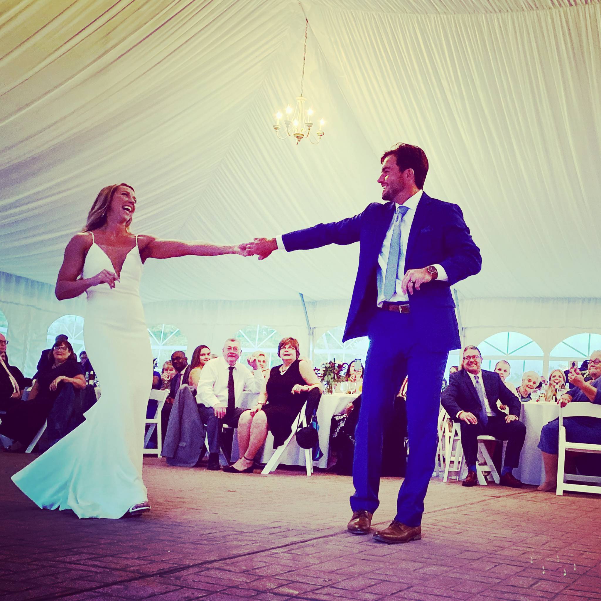 Elyse & Matt's Wedding + Reception / Swan Harbor Farm - Friendly  Entertainment
